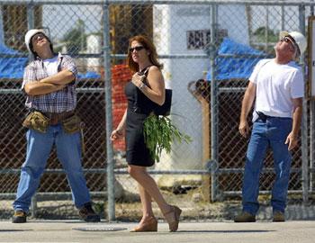 Camouflage your behind and be free of construction workers' unwanted attentions. RAUL RUBIERA/Herald Staff