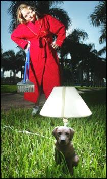 NO MUSS, NO FUSS: No, the Dog Lamp will never require a pooper scooper or drool on your furniture.