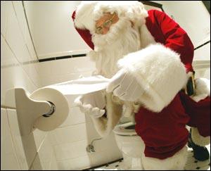 GET OFF THE POT! You never know what you will hear when you use the Talking Toilet-Paper Dispenser.